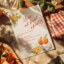 Love at First Spritz Bridal Shower