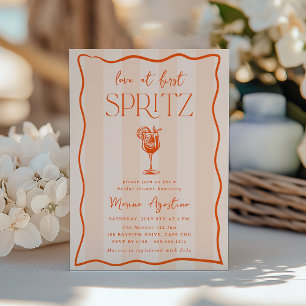 Love at First Spritz Bridal Shower Invitation
