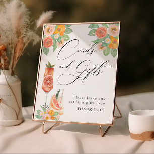 Love at First Spritz Bright Cocktail Cards & Gifts Poster