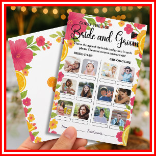 Love at First Spritz   Guess The Age Wedding Game