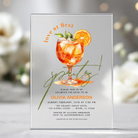 Love at First Spritz Orange Bridal Shower 