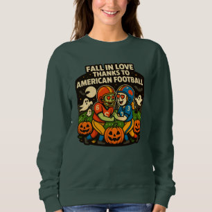 Love at First Tackle: A Halloween Football Romance Sweatshirt