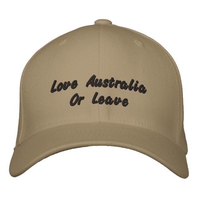 Love Australia Or Leave, Logo Baseball Cap (Front)