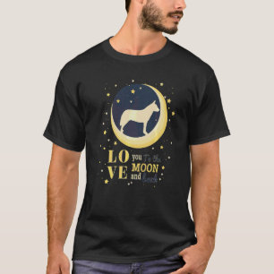 Love Australian Heeler Cattle Dog To The Moon T-Shirt