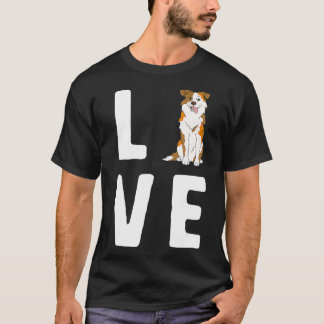 Love Australian Shepherds Lover Red Merle Women Do T-Shirt