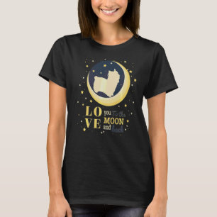 Love Australian Silky Terrier Dog To The Moon T-Shirt