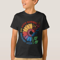 Love Autism Awareness Sunflower Puzzle Piece Quote