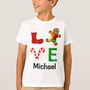 LOVE Autism Christmas T-Shirt