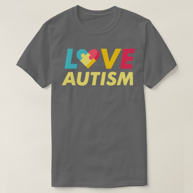 Love Autism T-Shirt (Design Front)
