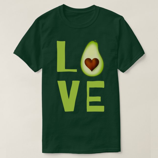 Love Avocado 3 T-Shirt (Design Front)