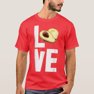Love Avocado Funny Avocado Fruit Women700 T-Shirt