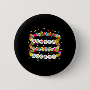 Love Awareness Understanding Autism Accept Autism 6 Cm Round Badge