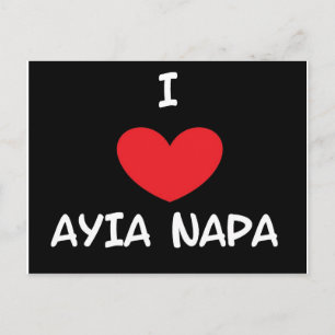 Love Ayia Napa Postcard