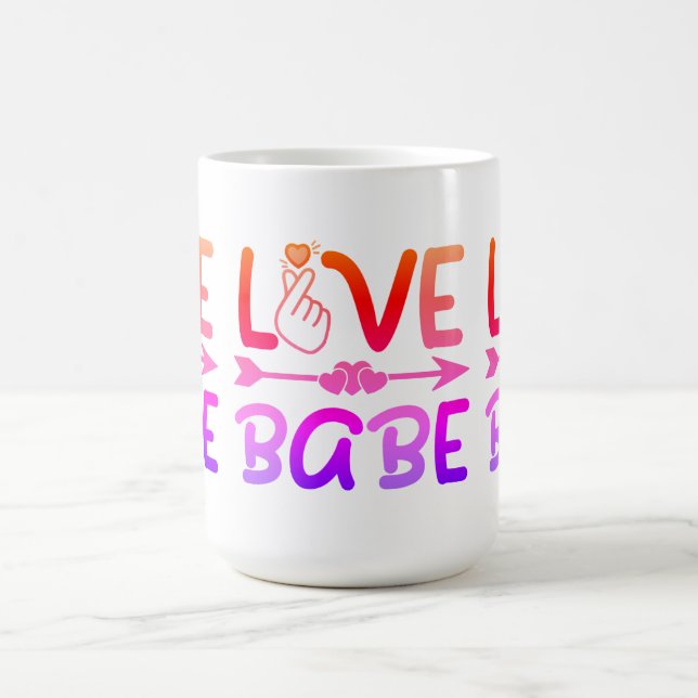 Love Babe Coffee Mug (Center)