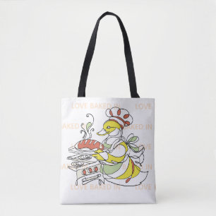 Love Baked In Duck Tote Bag