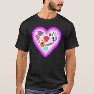 Love Baking - Cute Baker Dessert Bakery T-Shirt
