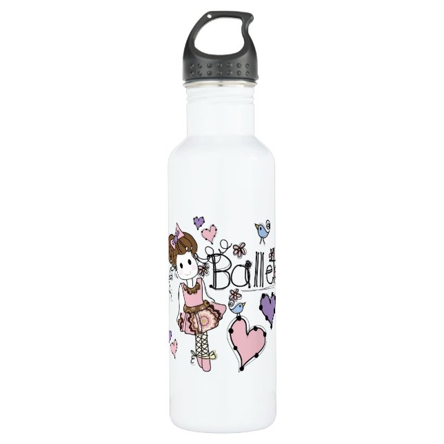 Love Ballet 710 Ml Water Bottle (Front)