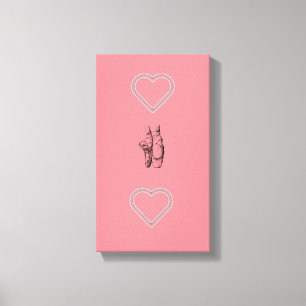 Love Ballet Canvas Print
