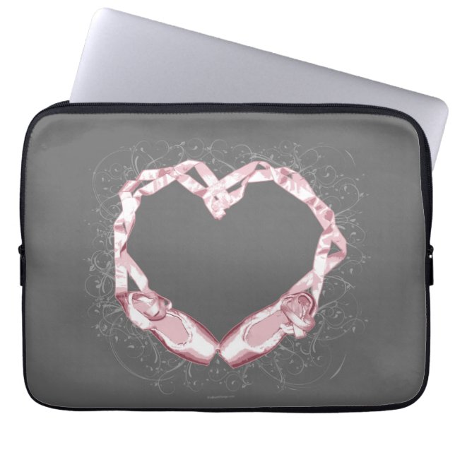 Love Ballet Laptop Sleeve (Front)