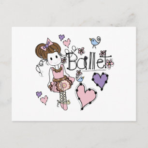 Love Ballet Postcard