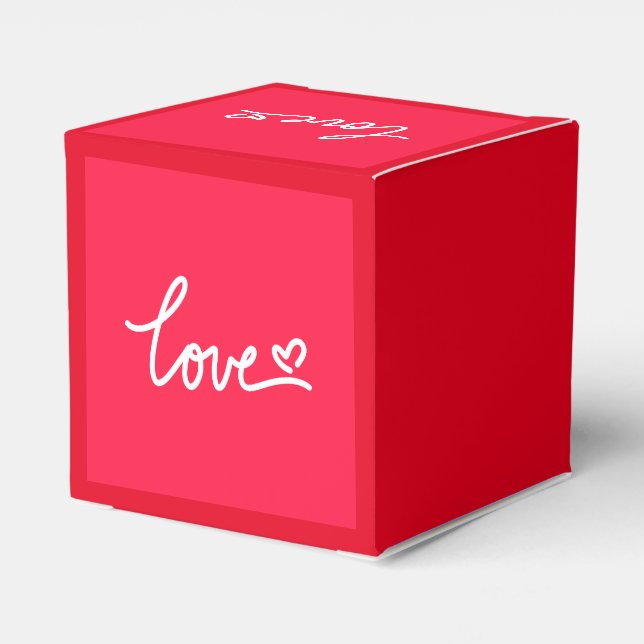 Love Balloons Favour Box (Back Side)