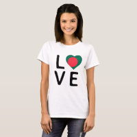 Love - Bangladesh Flag