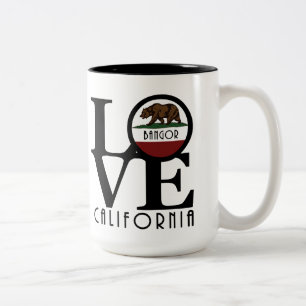 LOVE Bangor California 15oz Two-Tone Coffee Mug