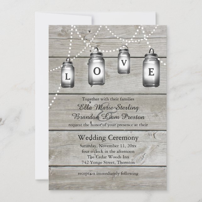 Love Barn Weddings Invitation (Front)