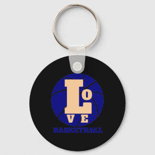 Love Basketball 3  Key Ring