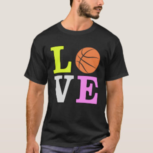 Love Basketball - Colourful version 2 T-Shirt