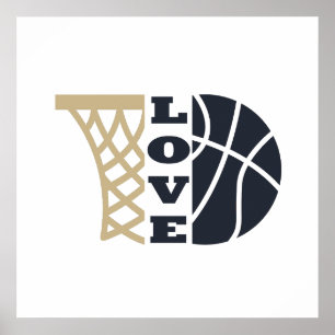 love basketball gift ideas for coach poster