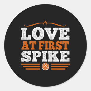 Love Basketball Gift Men Women Kids Classic Round Sticker