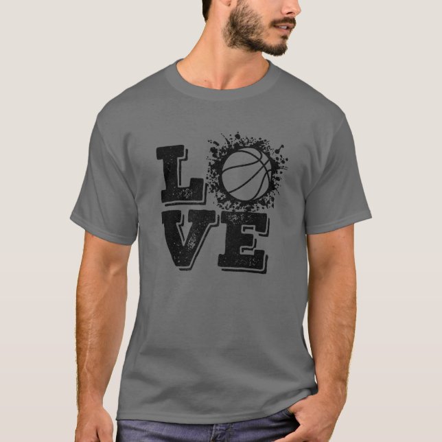 Love Basketball - Hoops T-Shirt (Front)
