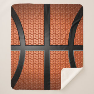 love basketball sports athletic sherpa blanket