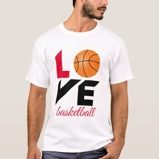 Love basketball T-Shirt (Front)