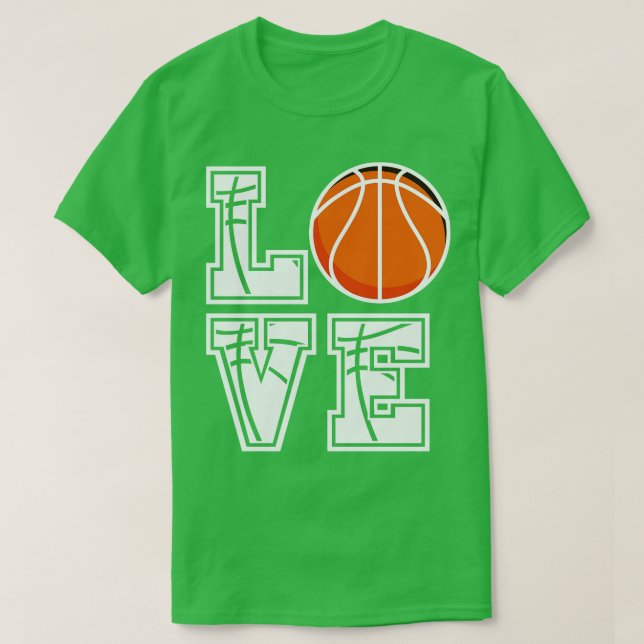 Love Basketball T-Shirt (Design Front)