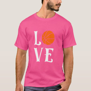 Love Basketball Trendy Basketball Player Coach Fan T-Shirt