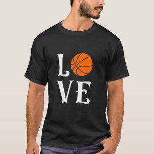 Love Basketball Trendy Basketball Player Coach Fan T-Shirt
