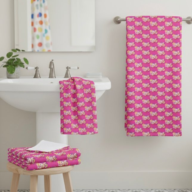 LOVE Bath Towel Set (Creator Uploaded)