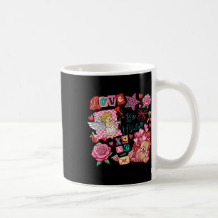 Love Be Mine Xoxo Cupid Cute Valentine Collage Coffee Mug