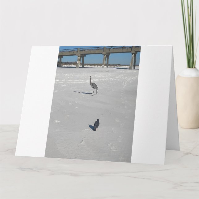 Love beach  card (Front)