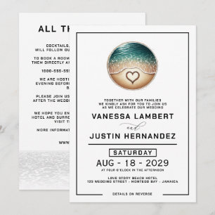 Love Beach Invitation