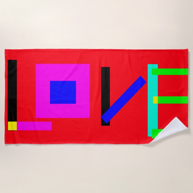 Love Beach Towel (Front)