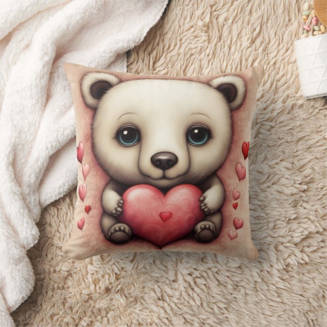 Love Bear 2 Cushion (Blanket)