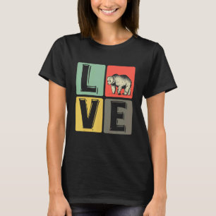 Love Bear Lovely Heart   Brown Bears T-Shirt