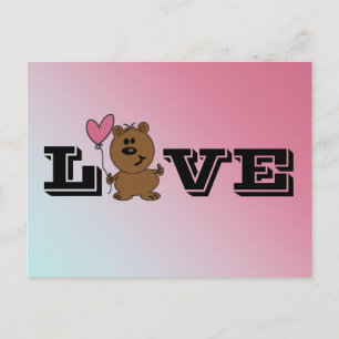 Love Bear Postcard