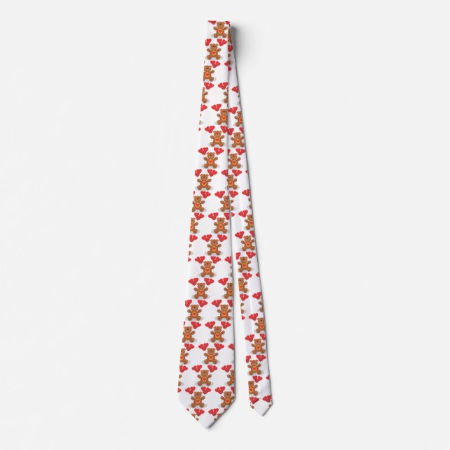 Love Bear Valentine's Day Tie (Front)