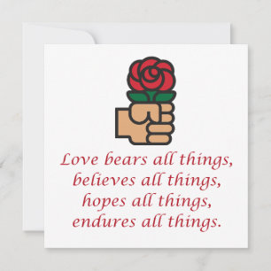 Love Bears All Things Holiday Card