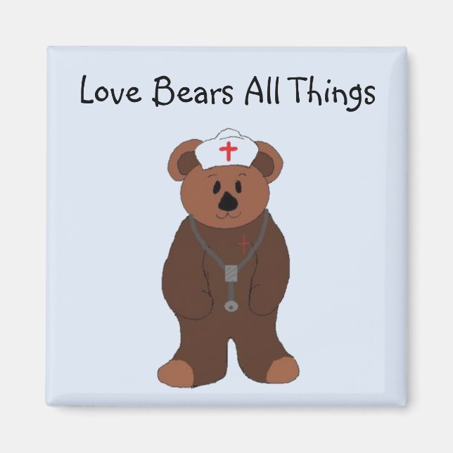 Love Bears All Things Magnet (Front)