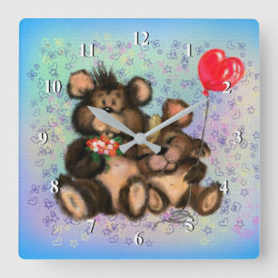 Love Bears Wall Clock